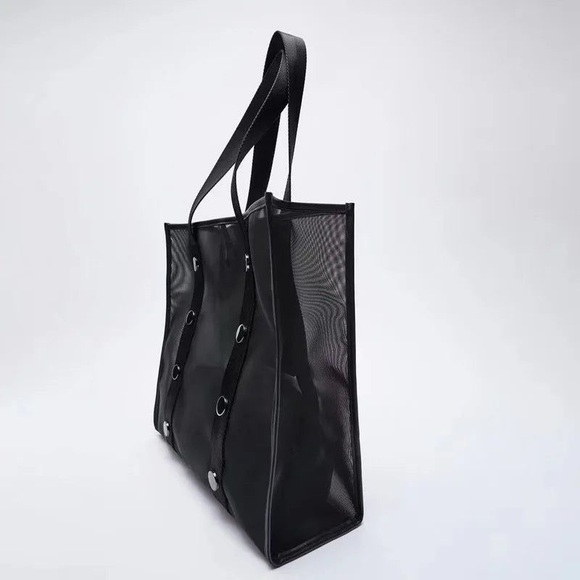 Zara Mesh Tote Bag - Picture 2 of 9